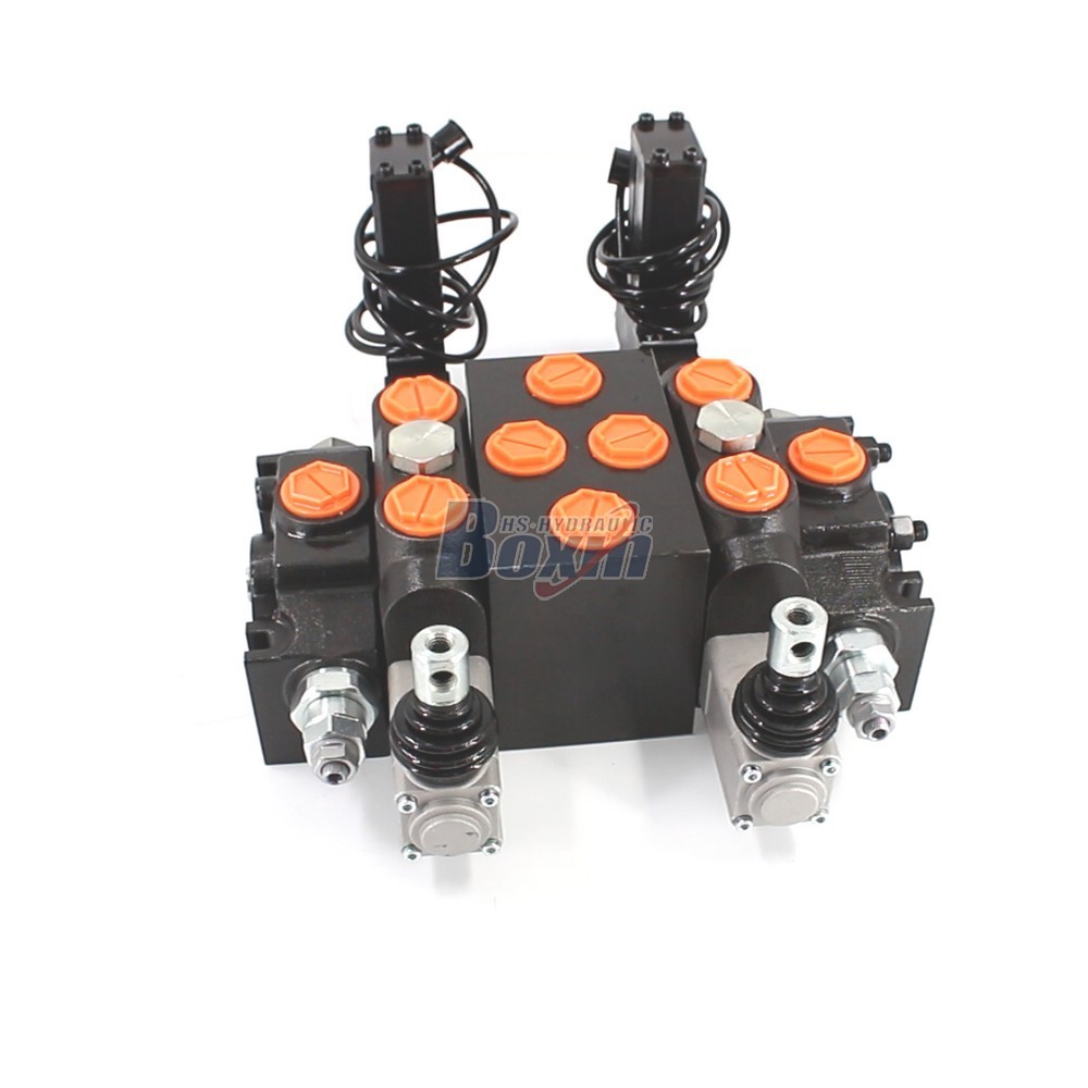 Factory Wholesale DCV200 2 Spool Electric Motor Sectional Directional Valve cover photo